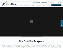 Tablet Screenshot of hubshout.com